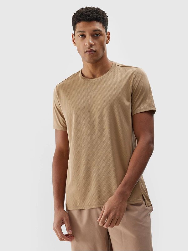 4F Men's Sports Quick-Drying T-Shirt 4F - Beige