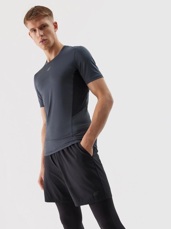 4F Men's Sports Shorts Made of 4F Recycled Materials - Navy Blue