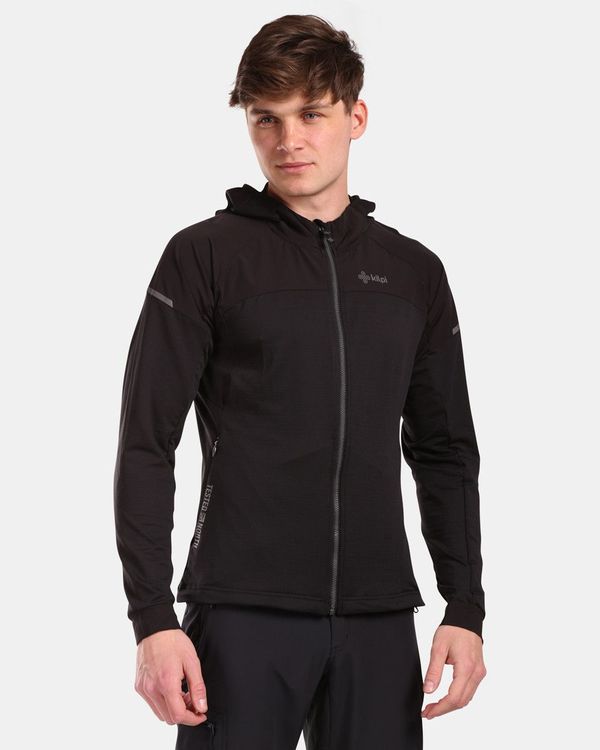 Kilpi Men's Stretch Hooded Sweatshirt Kilpi MEMPHIS-M Black