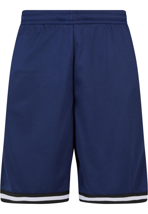 UC Men Men's Stripes Mesh Shorts - Navy Blue/Black/White