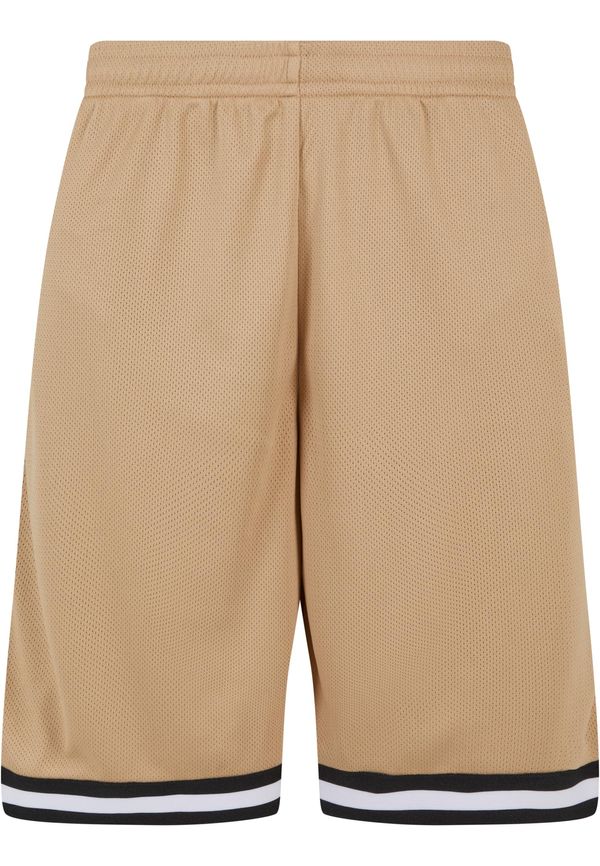 UC Men Men's Stripes Mesh Shorts - Unionbeige/Black/White