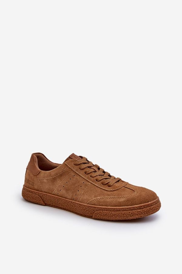 BIG STAR SHOES Men's Suede Sneakers Big Star Camel