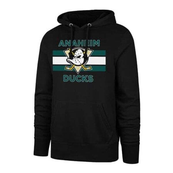 47 Brand Men's Sweatshirt 47 Brand NHL Anaheim Ducks BURNSIDE Pullover Hood