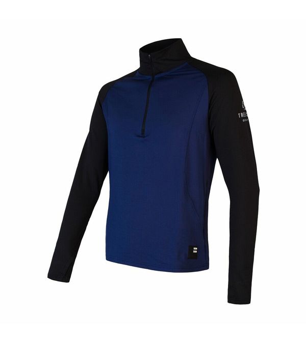 Sensor Men's sweatshirt Sensor Coolmax Thermo zipper blue/black