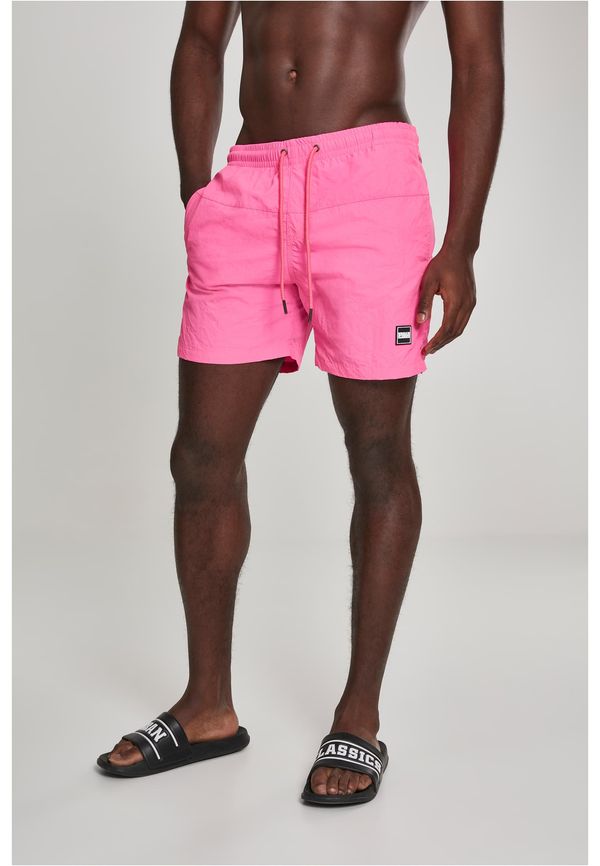 Urban Classics Men's swimsuit Block neonpink