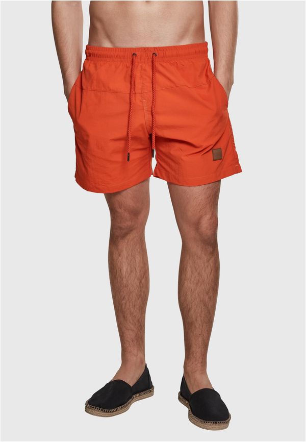 Urban Classics Men's Swimsuit Block Orange