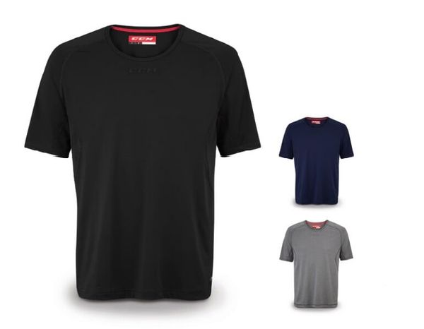 CCM Men's T-Shirt CCM SS Premium Training Tee Navy