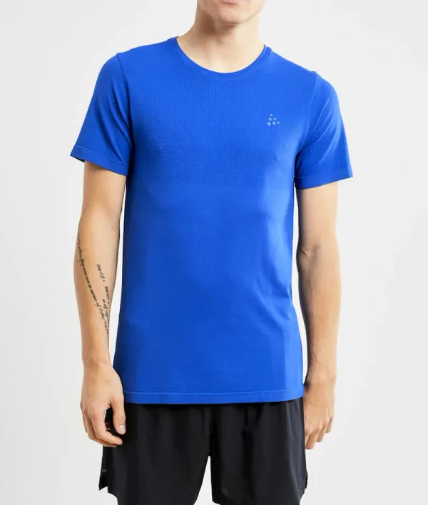 Craft Men's T-shirt Craft Fuseknit Light SS Blue L