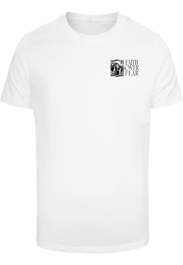 Mister Tee Men's T-shirt Faith Over Fear white