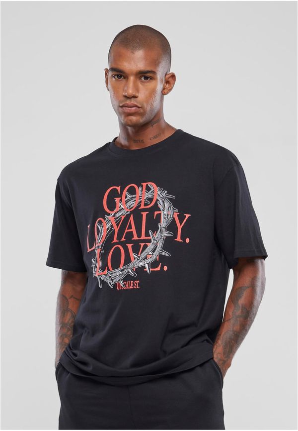 Mister Tee Men's T-shirt God Loyalty Love Oversize Black