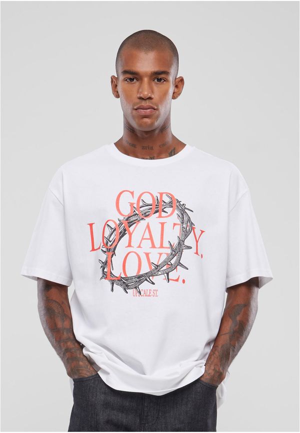 Mister Tee Men's T-shirt God Loyalty Love Oversize white