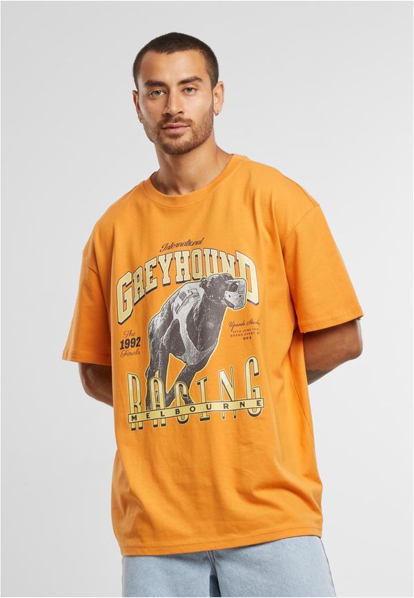 Mister Tee Men's T-shirt Greyhound Racing orange