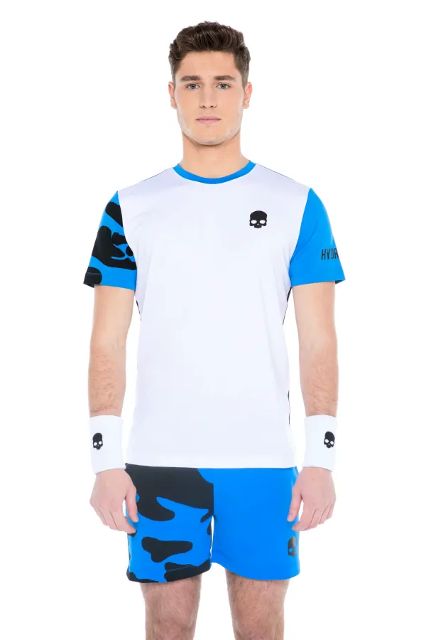 Hydrogen Men's T-shirt Hydrogen Tech Camo Tee White/Blue M