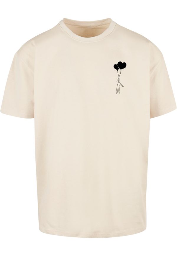 Merchcode Men's T-shirt Love In The Air beige