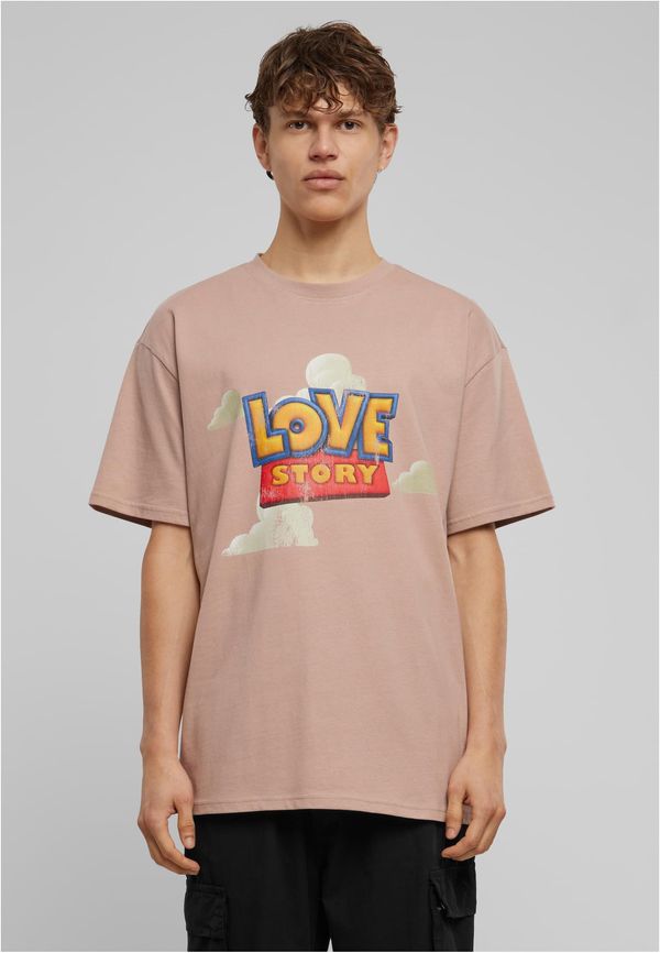 Mister Tee Men's T-shirt Love Story pink