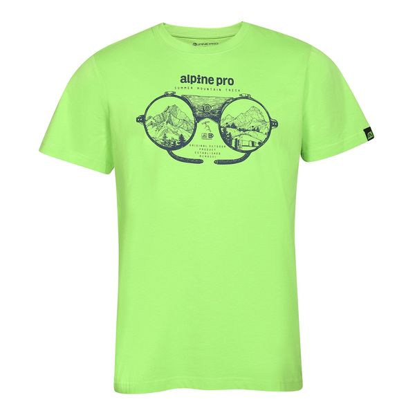 ALPINE PRO Men's T-shirt made of organic cotton ALPINE PRO TERMES jasmine variant pa
