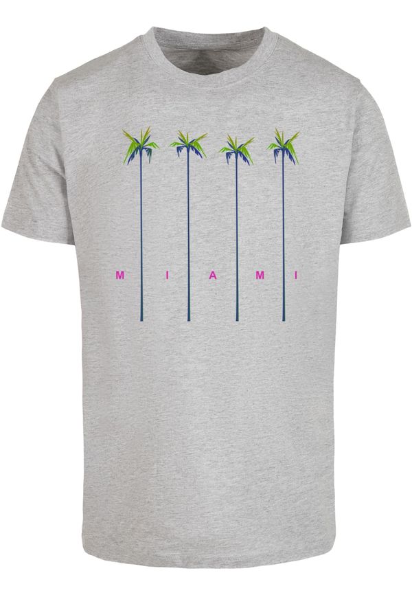Mister Tee Men's T-shirt Miami Palms grey