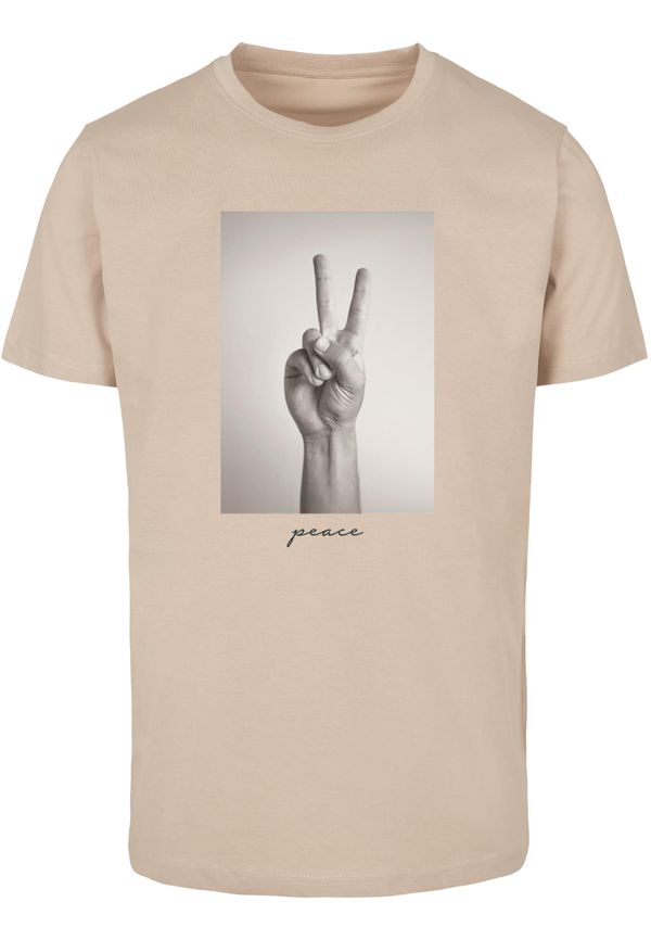 Mister Tee Men's T-shirt Peace - beige