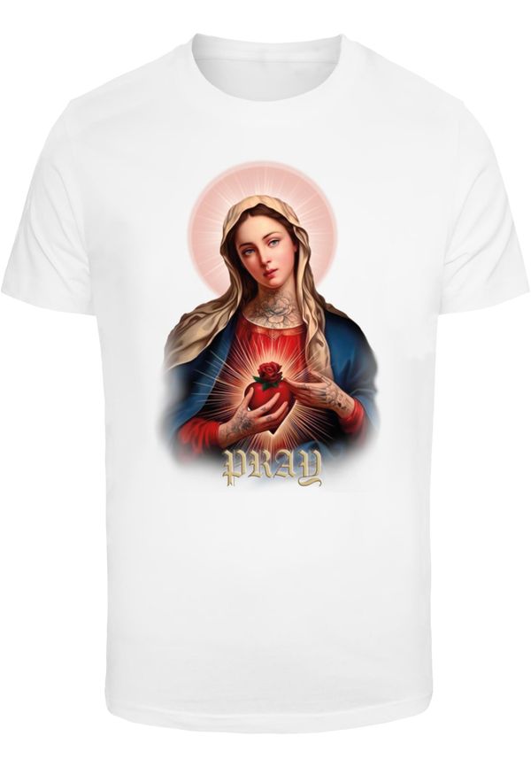 Mister Tee Men's T-shirt Pray Mary white