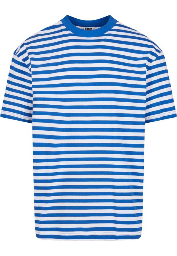 UC Men Men's T-Shirt Regular Stripe - White/Royal Blue