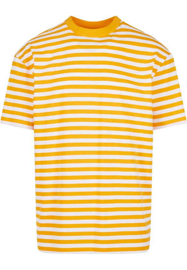 UC Men Men's T-shirt Regular Stripe - white/yellow