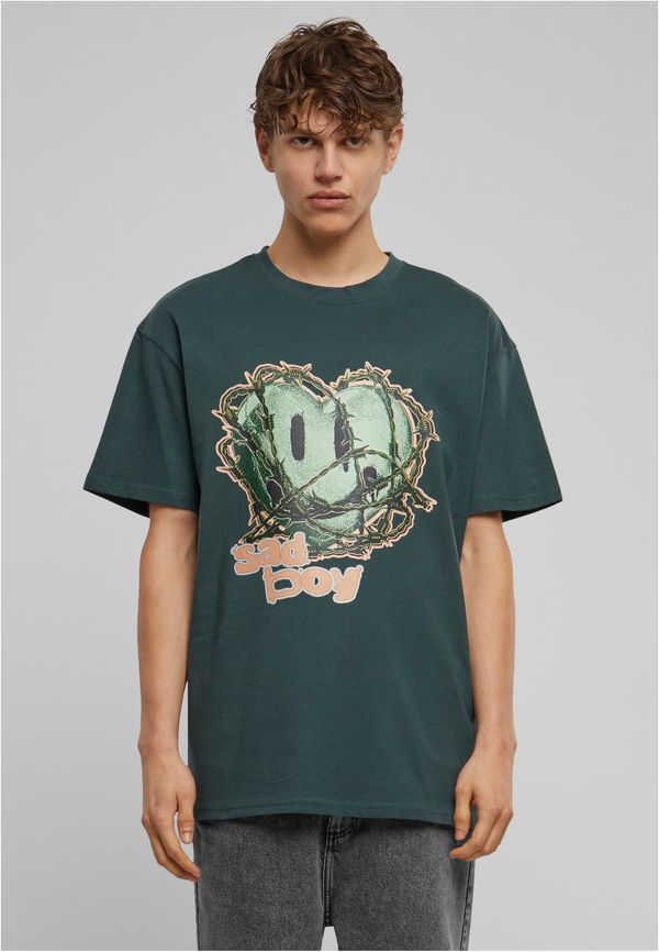 Mister Tee Men's T-shirt Sad Boy Heavy Oversize green