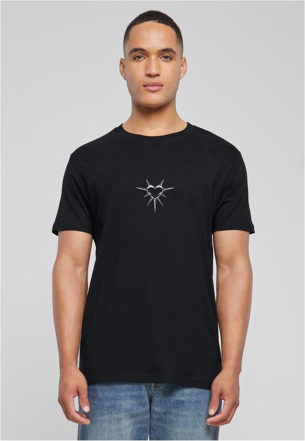 Mister Tee Men's T-shirt Spike Heart EMB black