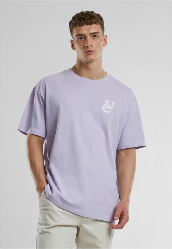 Urban Classics Men's T-shirt UC Weavy Logo Heavy Oversized lilac