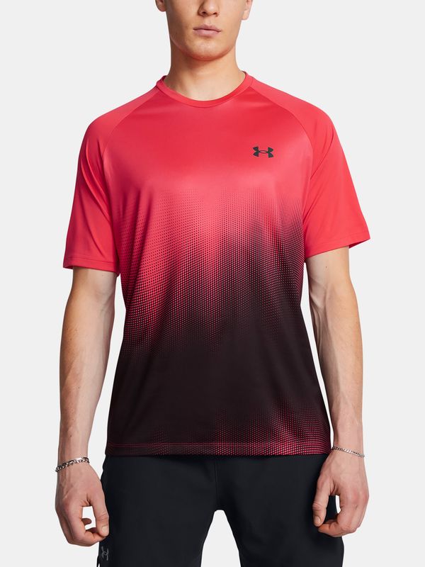 Under Armour Men's T-shirt Under Armour UA Tech Fade SS-RED - Men's