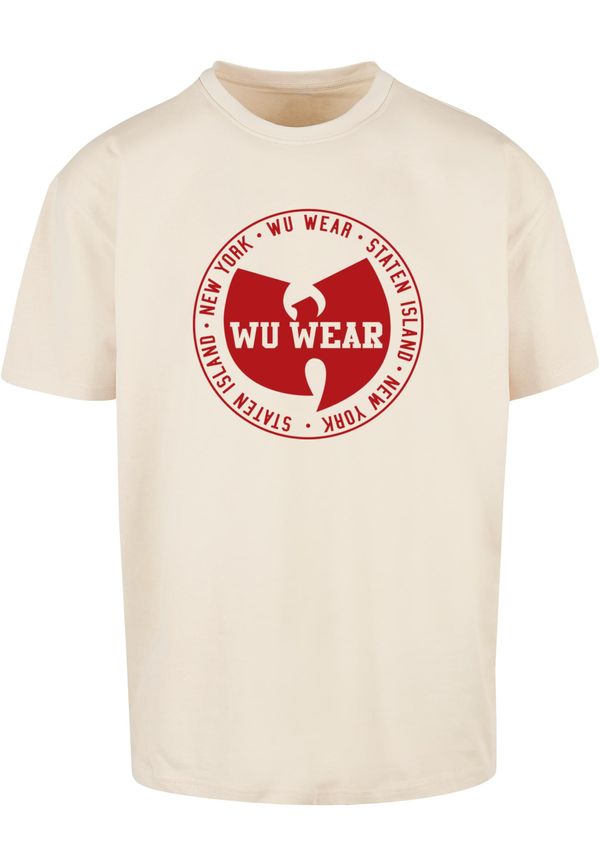 Wu-Wear Men's T-shirt WU Wear Circle Logo Oversize sand