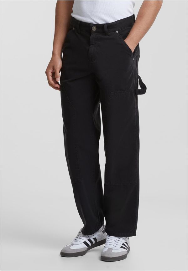 Urban Classics Men's Twill Double Knee pants black