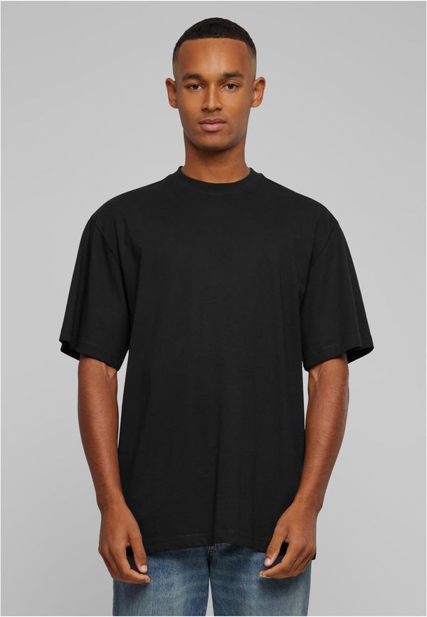 Urban Classics Men's UC Tall Tee 2-Pack T-Shirts - Black+Black