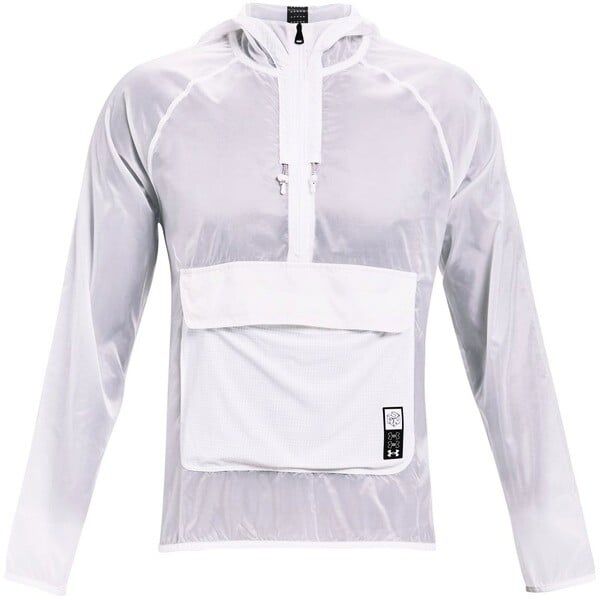 Under Armour Men's Under Armour Run Anywhere Storm Anorak-WHT XL Jacket