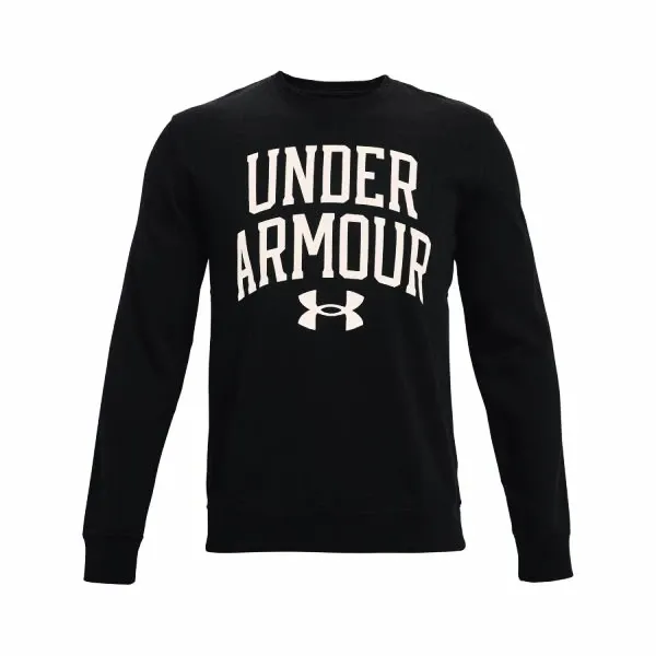 Under Armour Men's Under Armour Sweatshirt RIVAL TERRY CREW-BLK L