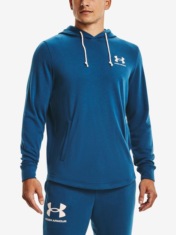 Under Armour Men's Under Armour Sweatshirt RIVAL TERRY LC HD-BLU M