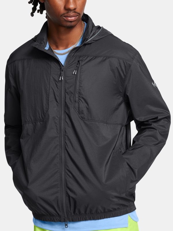 Under Armour Men's Under Armour UA TRAIL RUN JACKET-GRY - Men's