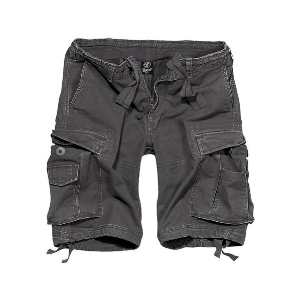 Brandit Men's Vintage Cargo Shorts - Grey