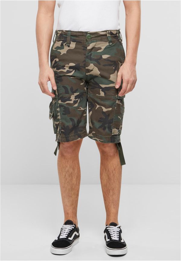 Brandit Men's Vintage Cargo Shorts - Olive/Camouflage