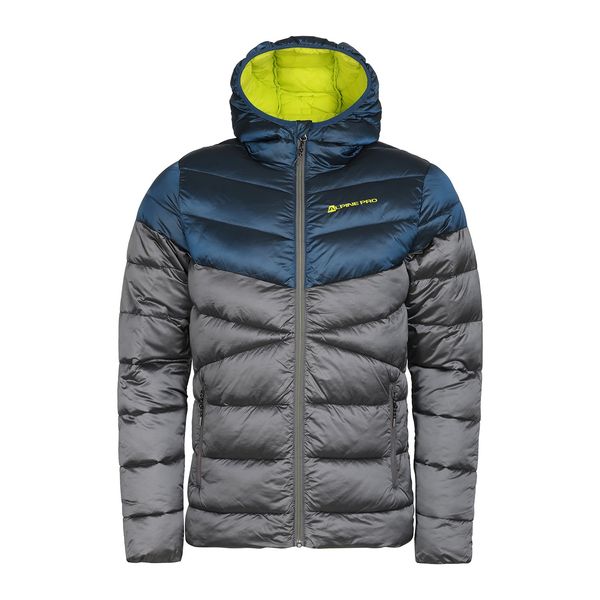 ALPINE PRO Men's warm jacket hi-therm ALPINE PRO ROG mykonos blue