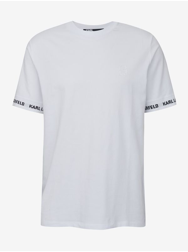 Karl Lagerfeld Men's white T-shirt KARL LAGERFELD - Men