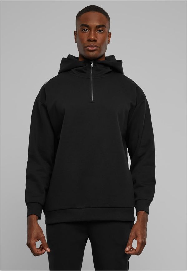Urban Classics Men's Zipped High Neck Sweatshirt Black