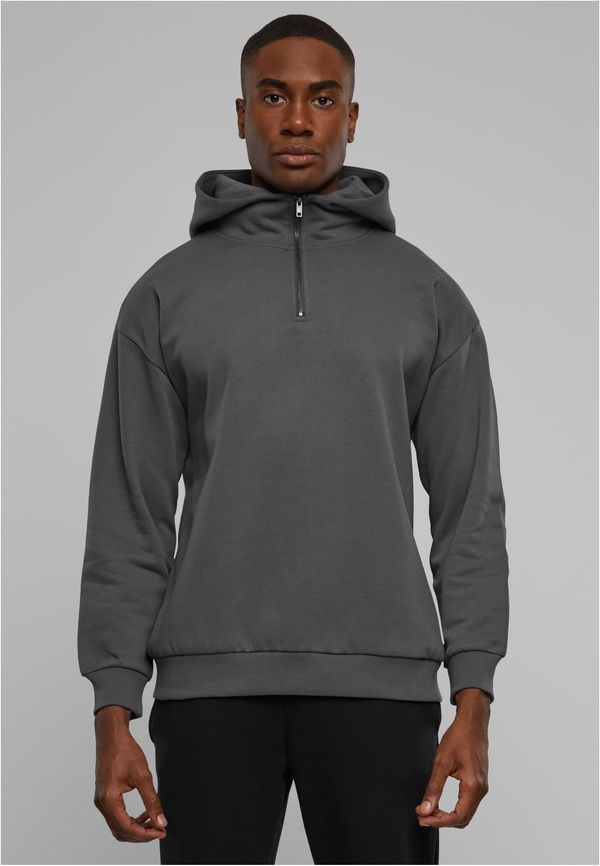 Urban Classics Men's Zipped High Neck Sweatshirt Grey