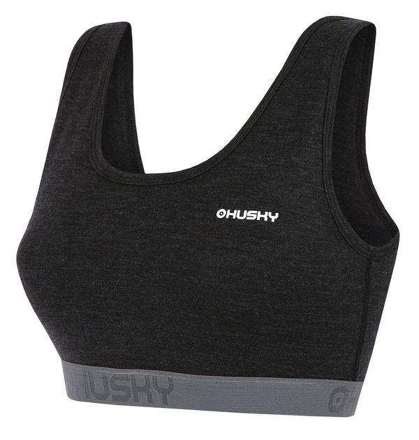 HUSKY Merino thermal underwear HUSKY Mebra L black bra