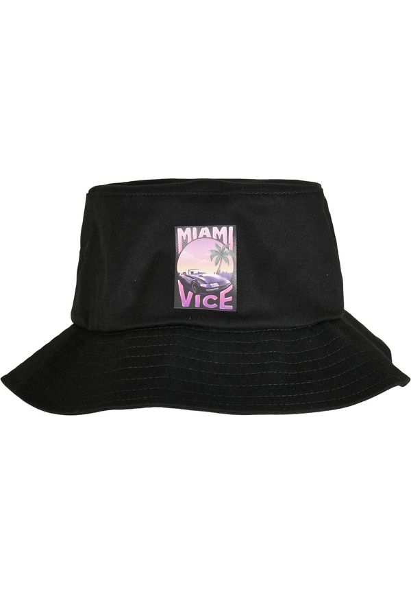 Merchcode Miami Vice Print Bucket Hat Black