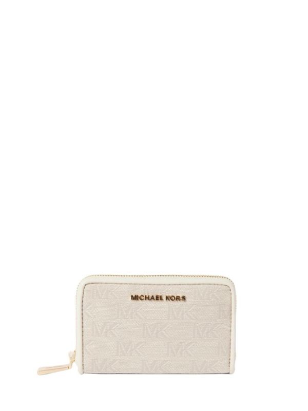 Michael Kors Michael Kors Wallet - JET SET SM ZA CARD CASE beige