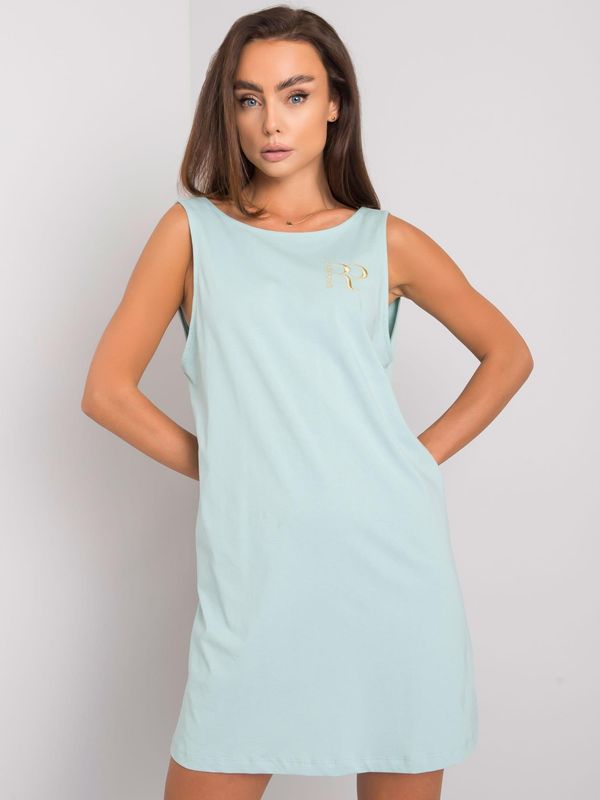 Fashionhunters Mint cotton dress Ramya RUE PARIS