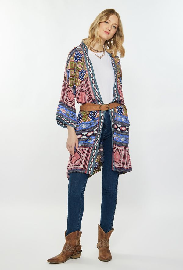 MONNARI MONNARI Woman's Sweatshirts Patterned Cape In Boho Style