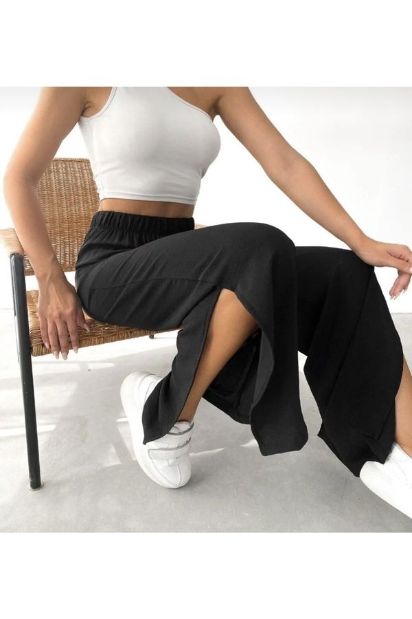 MOONBULL MOONBULL Women's Side Slit Trousers