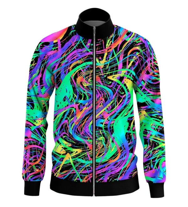 Mr. GUGU & Miss GO Mr. GUGU & Miss GO Man's Crazy Colours Track Jacket S-W-526 2480