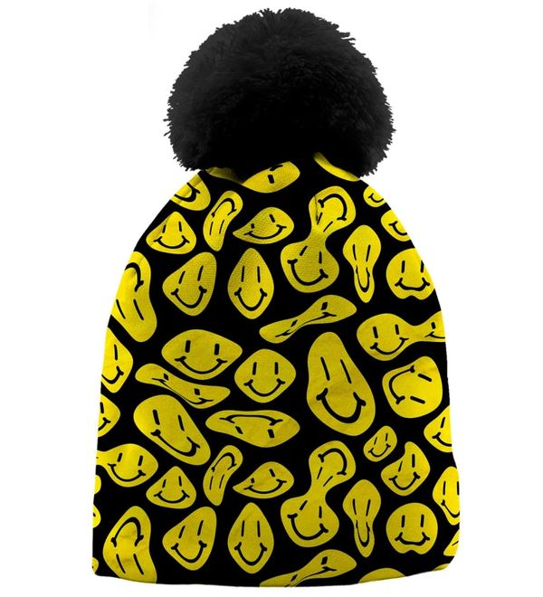 Mr. GUGU & Miss GO Mr. GUGU & Miss GO Woman's Acid Emoji Beanie WB21BL 2323